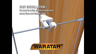 Waratah Gripple T Clip wire tie off [upl. by Cordova]