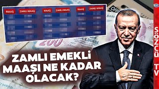 SSK ve BağKur Emekli Maaş Zammında Yeni Tablo En Düşük Emekli Maaşı Ne Kadar Olacak [upl. by Eimmis]