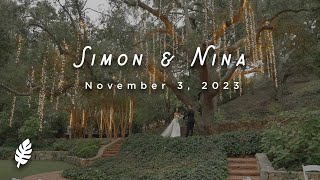 Simon  Nina  Calamigos Ranch Malibu CA [upl. by Cailean27]