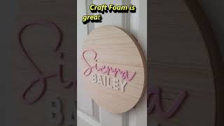 Cricut Tips  How To Cut Craft Foam with a Cricut Machine [upl. by Notwal]