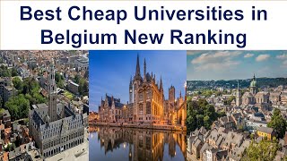 Best CHEAP UNIVERSITIES IN BELGIUM New Ranking [upl. by Soelch]