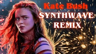 Stranger Things  Running Up That Hill Kate Bush Cover  SYNTHWAVE REMIX [upl. by Anaile7]