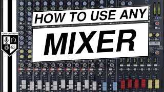 How To Use a Mixer for Live Sound amp Studio Recording [upl. by Lucine682]