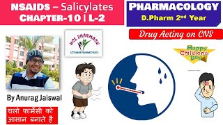 Salicylates  NSAIDs  L2 Chapter10  Pharmacology [upl. by Martell248]