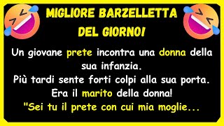 🤣 MIGLIORE BARZELLETTA DEL GIORNO Un giovane prete incontra una donna della sua infanzia [upl. by Nylad]