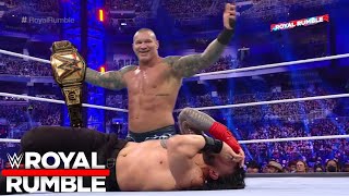 WWE Royal Rumble 2024 Highlights Randy Orton Destroy Roman Reigns amp Win Undisputed Championship [upl. by Bowers]