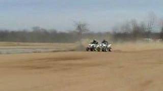 LTR450 vs Raptor 700r [upl. by Yslehc280]