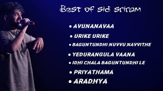 best of sid sriram newsongs [upl. by Moorefield]