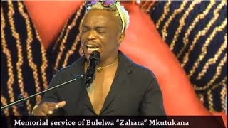 Somizi Full Emotional Tribute to Zahara “I’m sorry” 😢🥺💔🕊 Zahara Memorial Service [upl. by Yrrehs759]