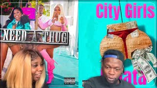 SUMMER TIME BOPS⁉️  CITY GIRLS  LIKE A THUG amp PIÑATA  REACTION [upl. by Ferne]