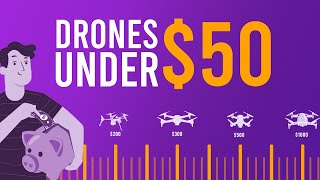 Top 5 Best drones under 50 in 2020super cheap  for beginners [upl. by Euqinommod]