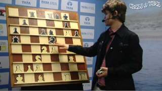 Magnus Carlsen shows his win against Hikaru Nakamura part 2 of 2 [upl. by Icul]