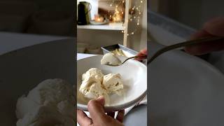 3 INGREDIENT VANILLA ICE CREAM 🍨WITHOUT ICE CREAM MAKER  No Churn Vanilla Ice Cream shorts [upl. by Fan]