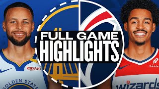 WARRIORS at WIZARDS  FULL GAME HIGHLIGHTS  November 4 2024 [upl. by Ylluz]