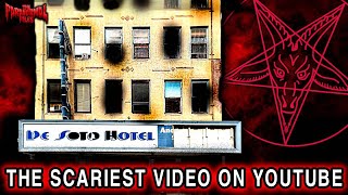 DEMON Caught ON CAMERA  DE SOTO HOTEL Scariest Place in Texas  THE PARANORMAL FILES [upl. by Ydeh780]