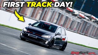 FIRST TIME ON TRACK AT SILVERSTONE IN MY MK75 GOLF GTI [upl. by Jariv]