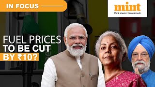 Massive Cut In Petrol Diesel Prices Soon Modi Govt Mulling PrePoll Sop  Report [upl. by Karrah]