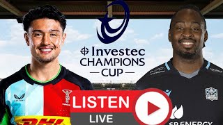 HARLEQUINS vs GLASGOW WARRIORS Investec Cup 2024 Live Commentary [upl. by Uella]