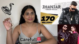 Jhanjar REACTION Video Karan Aujla  Desi Crew  Latest Punjabi Songs 2020 [upl. by Primaveras953]