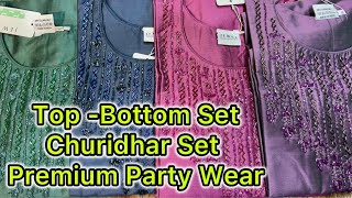 Top Bottom Set Churidhar Set Party Wear  Campus Adoor [upl. by Ecnarretal431]