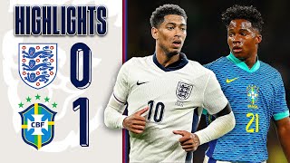 England 01 Brazil  Endrick Scores Late Winner  Highlights [upl. by Anivlek]