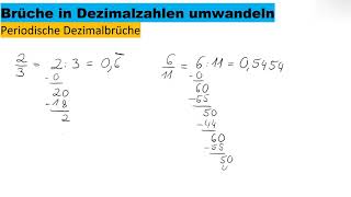 244 Periodische Dezimalzahlen [upl. by Zil]