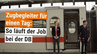 BerufeCheck Deutsche Bahn Ein Tag als Zugbegleiter im ICE  Orange by Handelsblatt [upl. by Myke]