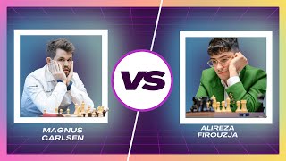 Magnus Carlsen vs Alireza Ferouzja 32 [upl. by Haem]