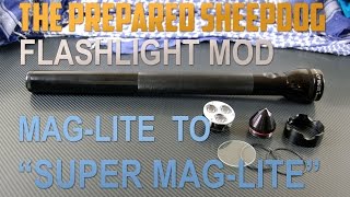 quotSuper MagLitequot How to create the ULTIMATE MAGLITE  Secret remove maglite switch with a torx wrench [upl. by Ynolem53]