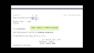 LT 42  Strong Acids and Weak Acids  Chemistry 12  Sec 46 [upl. by Devaney]