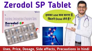 Zerodol SP tablet  Zerodol SP uses in hindi  Zerodol SP  Zerodol SP priceZerodol SP side effects [upl. by Ecal]