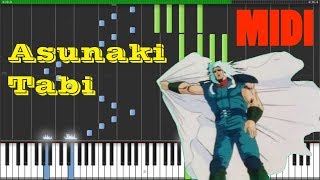 Fist Of The North star  Asunaki tabisad song MIDI synthesia 1080p 60fps [upl. by Treharne]