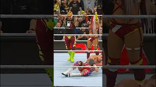 Rey Mysterio and Zelina Vega pull out a win against American Made 😤💪 WWERaw [upl. by Chuu960]