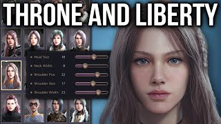 Throne And Liberty  ALL Character Creation Options In Stunning 4K MAX Graphics  New MMO [upl. by Massab573]