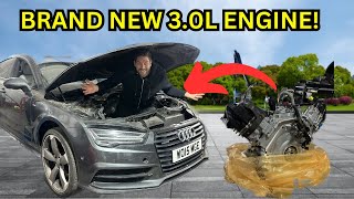 I PUT A £13000 ENGINE INTO A £10000 AUDI A7… [upl. by Haggi]