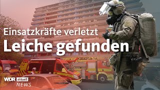 Explosion in Ratingen Großeinsatz in Hochhaussiedlung  WDR Aktuelle Stunde [upl. by Sylram]