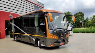 Inside Caravan Tour  Built On BharatBenz Chasis  Indias Most Luxurious Motorhome  RV  JCBL [upl. by Enoj]