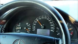 Mercedes Benz E270 acceleration 0180 kmh [upl. by Urbai]