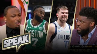 Mavericks vs Celtics NBA Finals preview who has the edge  NBA  SPEAK [upl. by Mackey]