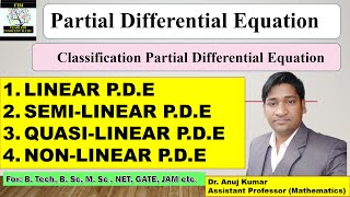 Linear and Non Linear Partial Differential Equations  Semi Linear PDE  Quasi Linear PDE LINEARPDE [upl. by Eugenius713]