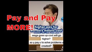 Lawrence Wong  higher pay means cost of living goes up for Singapore [upl. by Retsel]