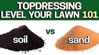 How to Topdress amp Level Your Lawn Using Sand or TopSoil Beginners DIY Guide [upl. by Tsan]