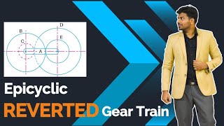 Reverted Gear train Problem  kinematics of Machinery  KOM in ENGLISH [upl. by Tama]