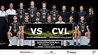 Volley Schönenwerd vs CONCORDIA Volley Luzern [upl. by Ybbob]