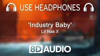 1 HOUR Lil Nas X  Industry Baby 8D Audio  Bass Boosted [upl. by Samoht]