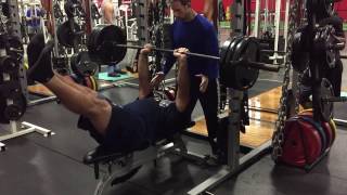 Close Grip Bench Press with Leg Raise and Constant Tension Protocol [upl. by Islaen]