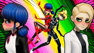 Miraculous Ladybug MULTIVERSE GOOD Shady Bug amp Claw Noir Transformation  DUET [upl. by Gelasius]