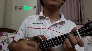 Najeek Ukulele Tutorial No capo required [upl. by Trillbee]