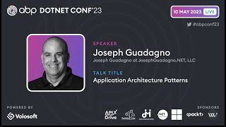 Application Architecture Patterns  ABP NET Conference 2023 [upl. by Varney3]