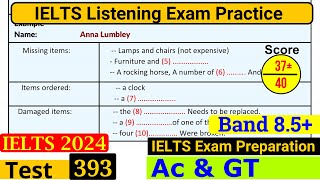 IELTS Listening Practice Test 2024 with Answers Real Exam  393 [upl. by Airottiv]